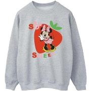 Sweat-shirt Disney Minnie Mouse So Sweet Strawberry