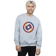 Sweat-shirt Marvel Captain America Stained Glass Shield