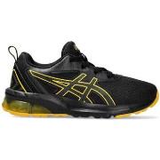 Baskets enfant Asics BASKETS GEL-QUANTUM 90 IV GS NOIRES JAUNES