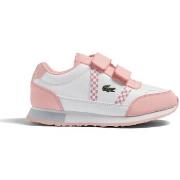 Baskets enfant Lacoste BASKETS PARTNER ENFANT EN SYNTHÉTIQUE ROSE