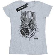 T-shirt Marvel Black Panther Spray Headshot