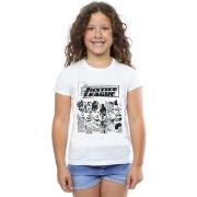 T-shirt enfant Dc Comics Justice League Stripes