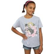 T-shirt enfant Dc Comics Super Powers Floral Frame