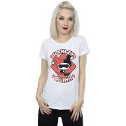 T-shirt Dc Comics Chibi Harley Quinn Badge