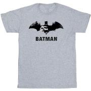 T-shirt Dc Comics Batman Black Stare Logo