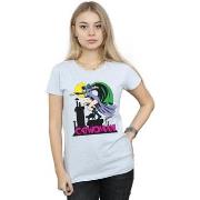 T-shirt Dc Comics Catwoman Text Logo
