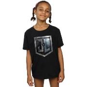 T-shirt enfant Dc Comics Justice League Movie Shield