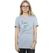 T-shirt Friends How You Doin? Handwriting