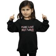 Sweat-shirt enfant Woodstock Make Love Not War Floral