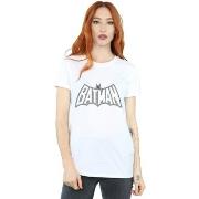 T-shirt Dc Comics Batman Retro Crackle Logo