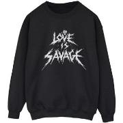 Sweat-shirt Disney Love Is Savage