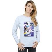 Sweat-shirt Disney Wreck It Ralph Happy Caturday