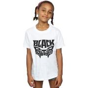 T-shirt enfant Marvel Black Panther Worded Emblem