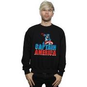 Sweat-shirt Marvel Captain America Pixelated