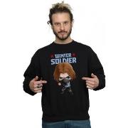 Sweat-shirt Marvel Winter Soldier Bucky Toon