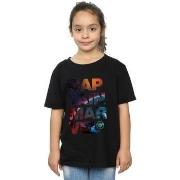 T-shirt enfant Marvel Captain Space Text