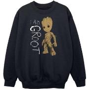 Sweat-shirt enfant Marvel Guardians Of The Galaxy I Am Groot Scribbles