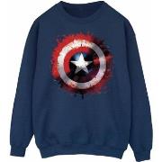 Sweat-shirt Marvel Avengers Captain America Art Shield