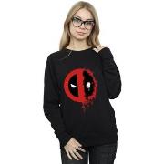 Sweat-shirt Marvel Deadpool Split Splat Logo