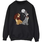 Sweat-shirt Disney Lady And The Tramp Moon