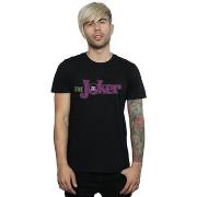 T-shirt Dc Comics The Joker Crackle Logo