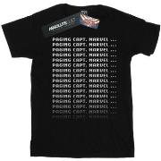 T-shirt Marvel Captain Paging Captain