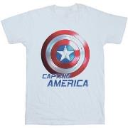 T-shirt Marvel The Falcon And The Winter Soldier Captain America Shiel...