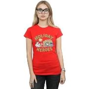 T-shirt Dc Comics Justice League Christmas Delivery