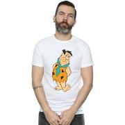 T-shirt The Flintstones Fred Flintstone Kick