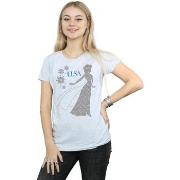 T-shirt Disney Frozen Elsa Christmas Silhouette