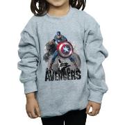 Sweat-shirt enfant Marvel Captain America Action Pose