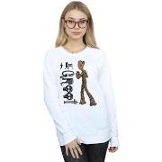 Sweat-shirt Marvel Avengers Infinity War I Am Teenage Groot