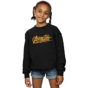 Sweat-shirt enfant Marvel Avengers Infinity War Orange Logo