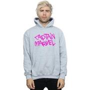 Sweat-shirt Marvel Captain Spray Text