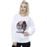 Sweat-shirt Marvel Black Widow Movie Vintage Circle