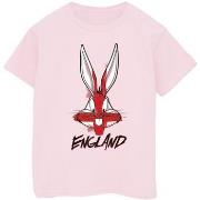 T-shirt enfant Dessins Animés Bugs England Face