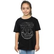 T-shirt enfant Disney The Last Jedi Resistance Logo Metallic