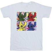 T-shirt enfant Disney Lilo Stitch Pop Art