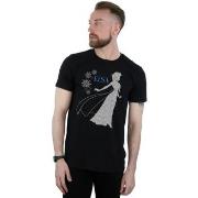 T-shirt Disney Frozen Elsa Christmas Silhouette