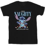 T-shirt enfant Disney Lilo Stitch Naughty Nice