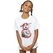 T-shirt enfant Disney The Last Jedi Roll With It