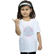 T-shirt enfant Harry Potter Neon Deathly Hallows