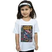 T-shirt enfant Marvel Captain America Album Issue Cover