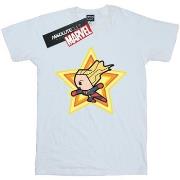T-shirt Marvel Kawaii Captain