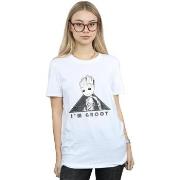 T-shirt Marvel Guardians Of The Galaxy Vol. 2 Groot Mono Triangle
