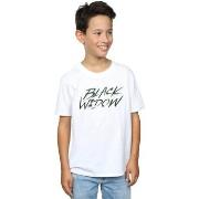 T-shirt enfant Marvel Black Widow Movie Alt Logo