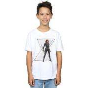 T-shirt enfant Marvel Black Widow Movie Natasha Logo
