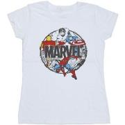 T-shirt Marvel Character Circle