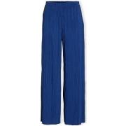 Pantalon Vila Noos Trousers Plise - True Blue