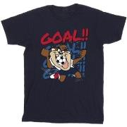 T-shirt enfant Dessins Animés Taz Goal Goal Goal